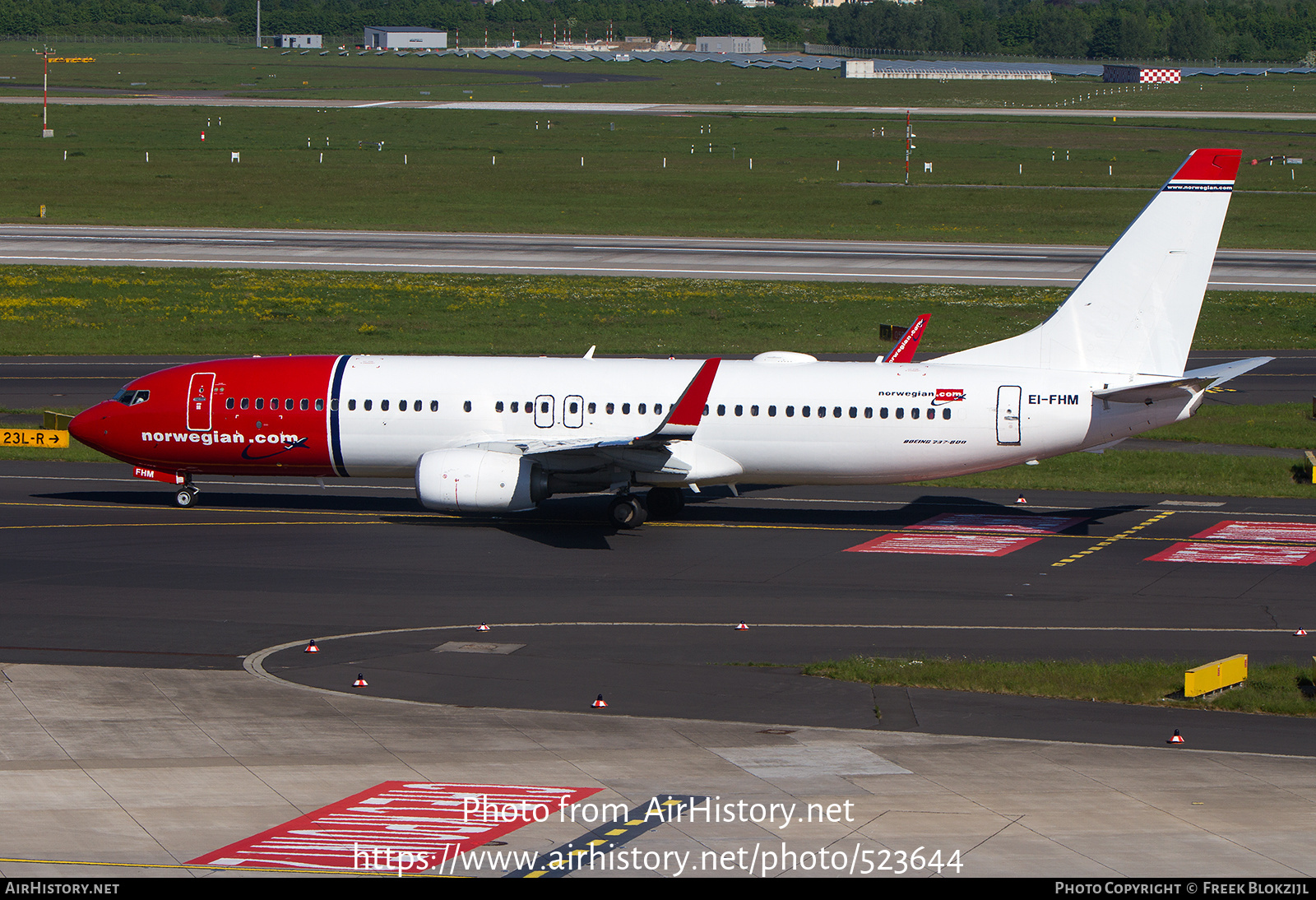 Aircraft Photo of EI-FHM | Boeing 737-8JP | Norwegian | AirHistory.net #523644