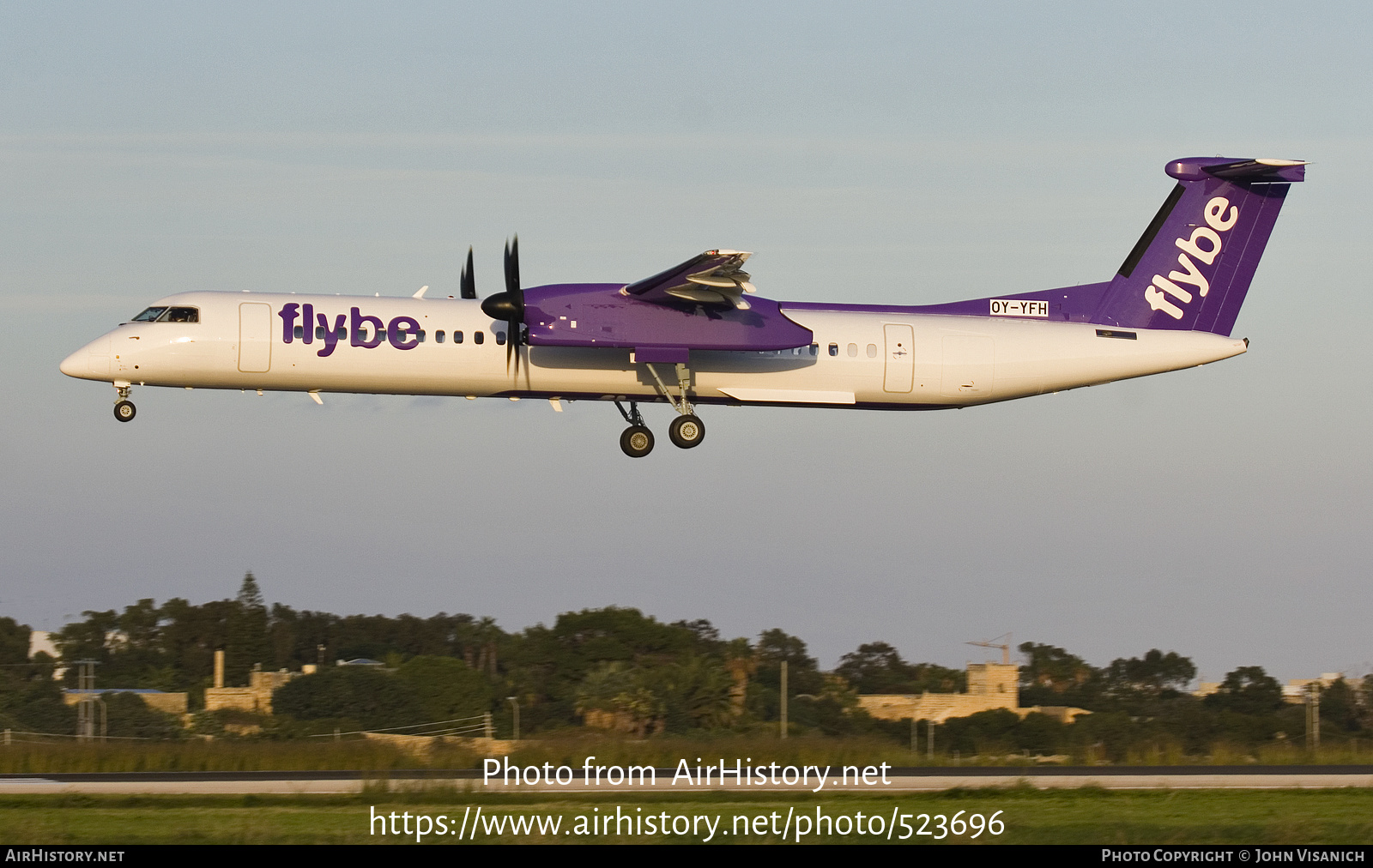 Aircraft Photo of OY-YFH | Bombardier DHC-8-402 Dash 8 | Flybe | AirHistory.net #523696