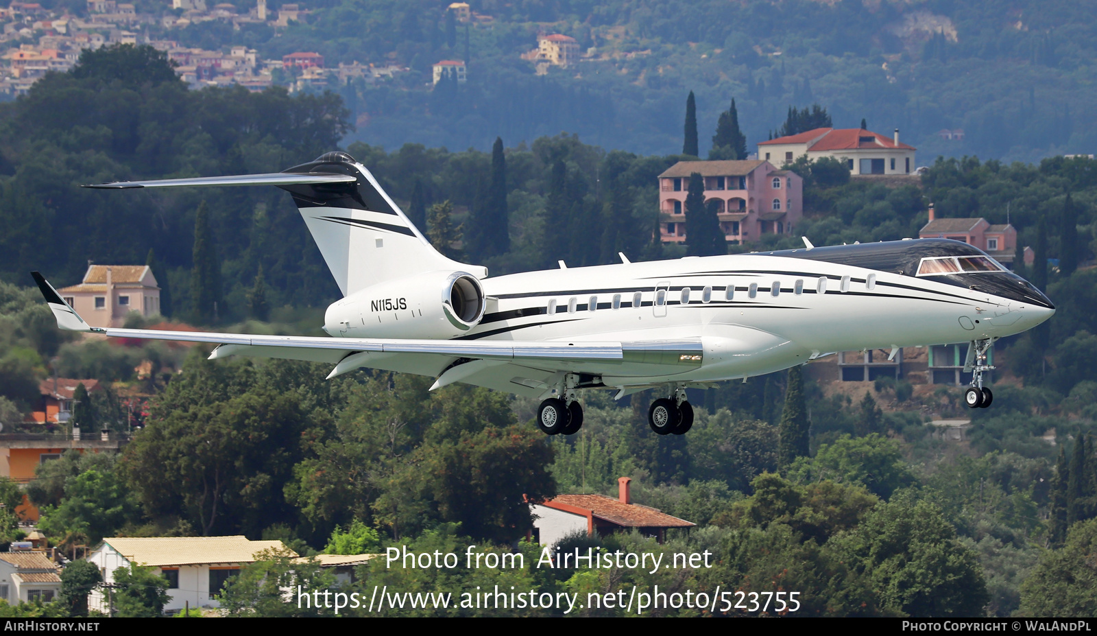 Aircraft Photo of N115JS | Bombardier Global 6000 (BD-700-1A10) | AirHistory.net #523755