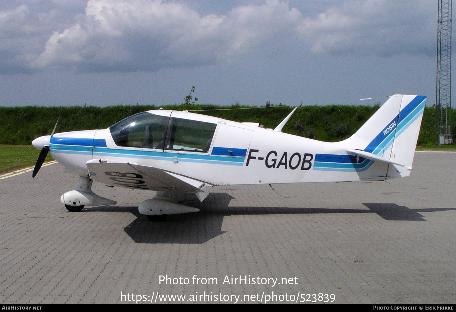 Aircraft Photo of F-GAOB | Robin DR-400-180 Regent | AirHistory.net #523839