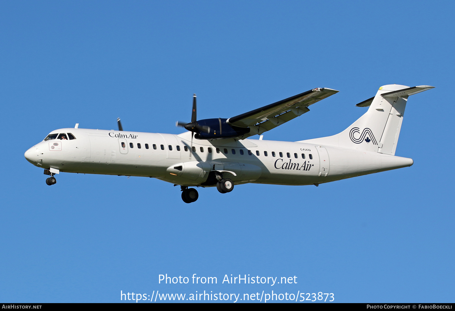 Aircraft Photo of C-FJCQ | ATR ATR-72-202 | Calm Air | AirHistory.net #523873