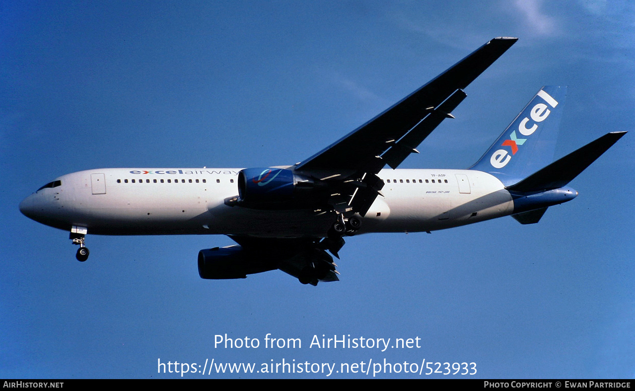 Aircraft Photo of TF-ATP | Boeing 767-204/ER | Excel Airways | AirHistory.net #523933