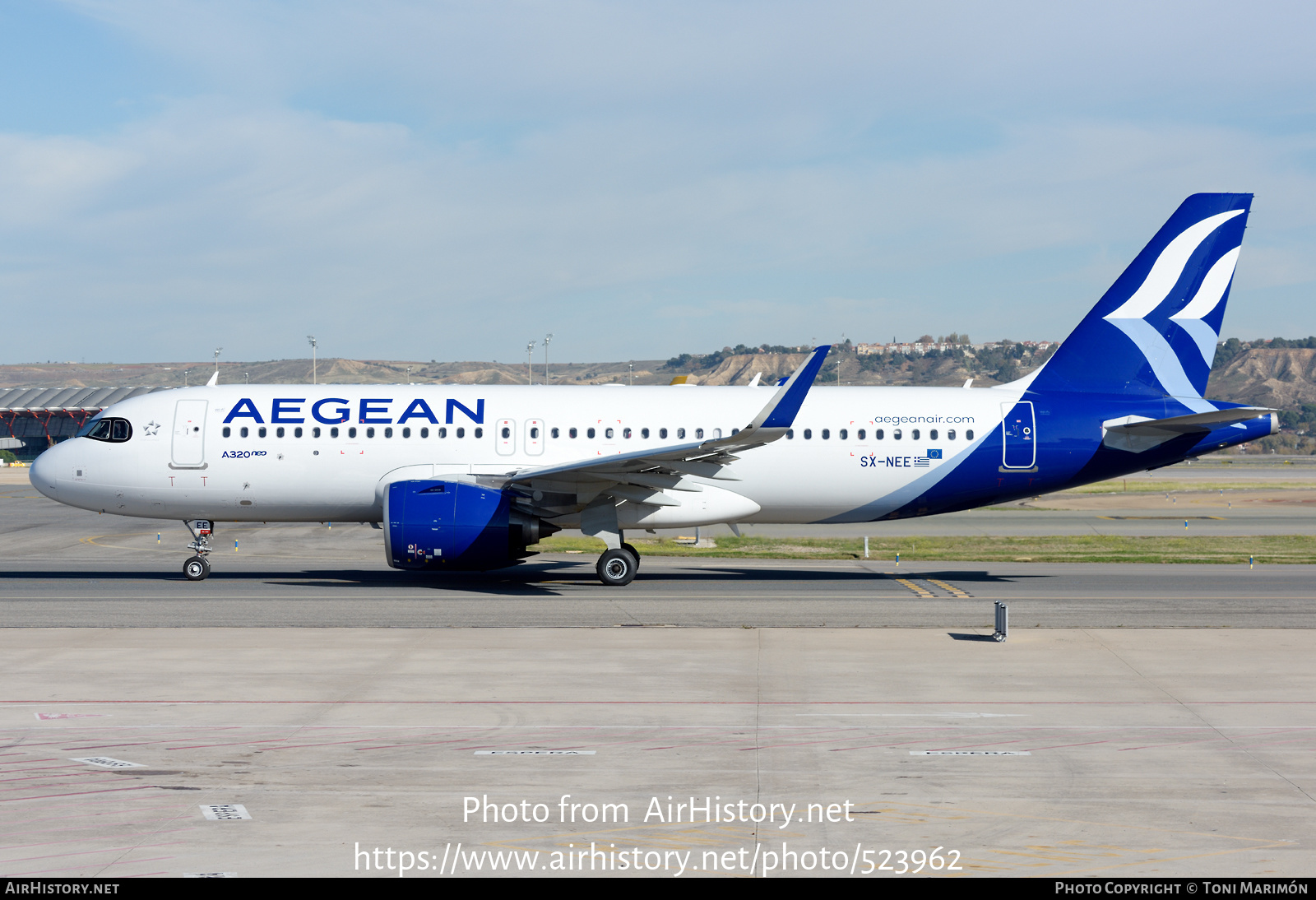 Aircraft Photo of SX-NEE | Airbus A320-271N | Aegean Airlines | AirHistory.net #523962