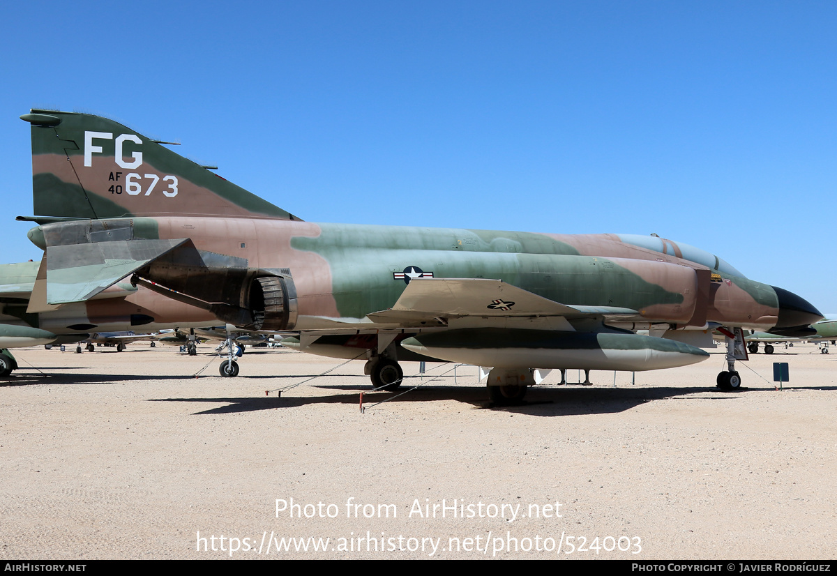 Aircraft Photo of 64-0673 / FY40-673 | McDonnell F-4C Phantom II | USA - Air Force | AirHistory.net #524003