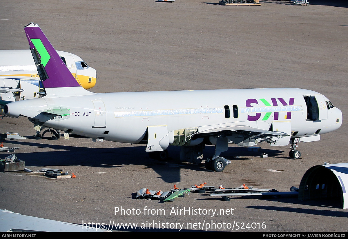 Aircraft Photo of CC-AJF | Airbus A319-111 | Sky Airline | AirHistory.net #524016