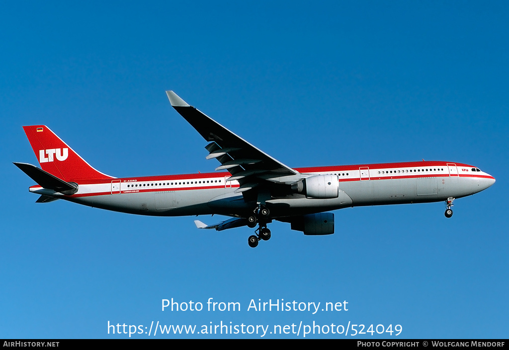 Aircraft Photo of D-AERD | Airbus A330-322 | LTU - Lufttransport-Unternehmen | AirHistory.net #524049