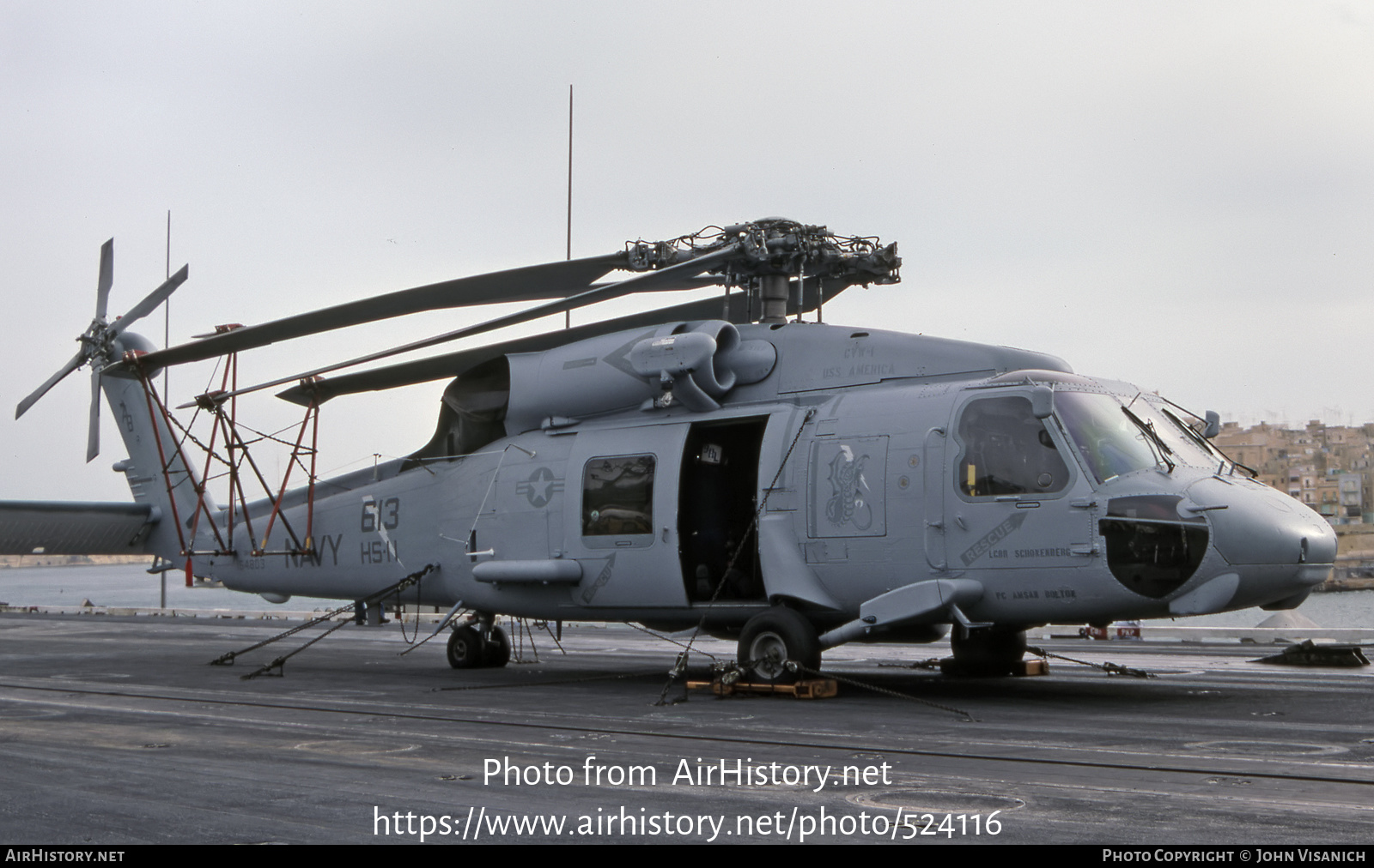 Aircraft Photo of 164803 | Sikorsky SH-60F Seahawk (S-70B-4) | USA - Navy | AirHistory.net #524116