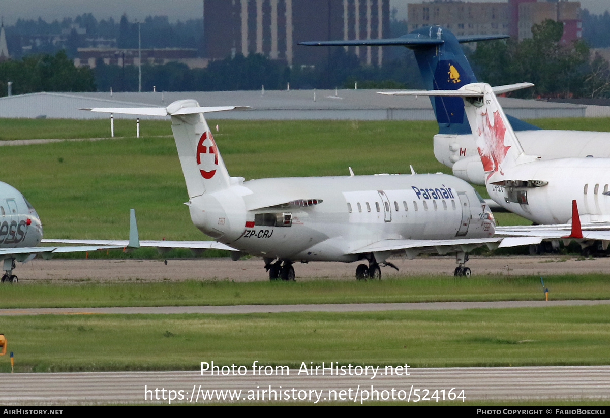 Aircraft Photo of ZP-CRJ | Bombardier CRJ-100LR (CL-600-2B19) | Paranair | AirHistory.net #524164