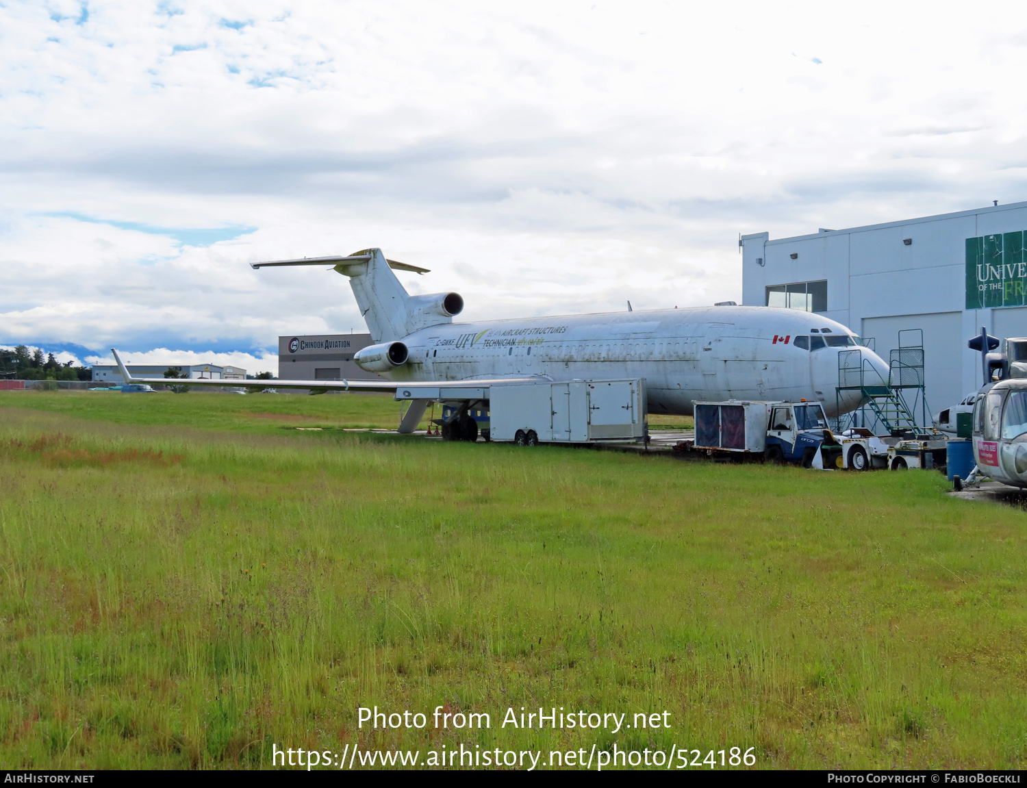 Aircraft Photo of C-GWKF | Boeing 727-243/Adv(F) | UFV - University of the Fraser Valley | AirHistory.net #524186