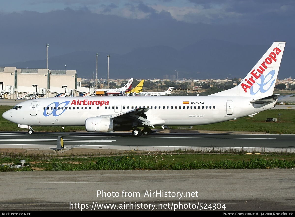 Aircraft Photo of EC-JKZ | Boeing 737-86N | Air Europa | AirHistory.net #524304