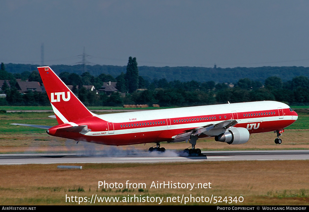 Aircraft Photo of D-AMUP | Boeing 767-33A/ER | LTU - Lufttransport-Unternehmen | AirHistory.net #524340