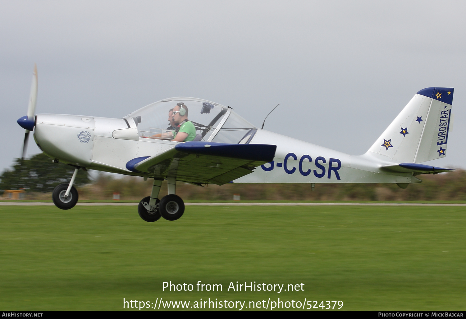 Aircraft Photo of G-CCSR | Evektor-Aerotechnik EV-97A Eurostar ...