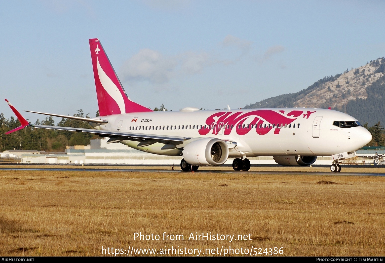 Aircraft Photo of C-GXJR | Boeing 737-8 Max 8 | Swoop | AirHistory.net #524386