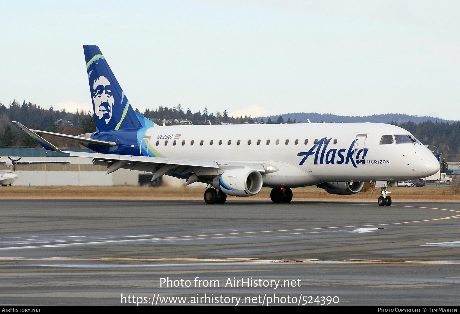 Aircraft Photo of N623QX | Embraer 175LR (ERJ-170-200LR) | Alaska Airlines | AirHistory.net #524390