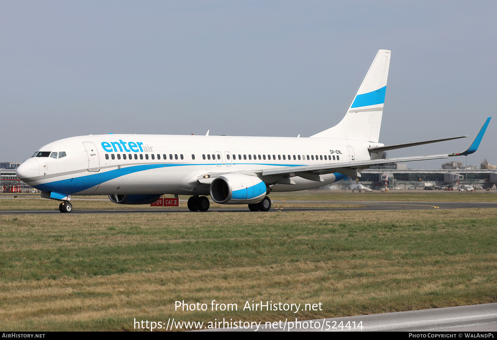 Aircraft Photo of SP-ENL | Boeing 737-8CX | Enter Air | AirHistory.net #524414