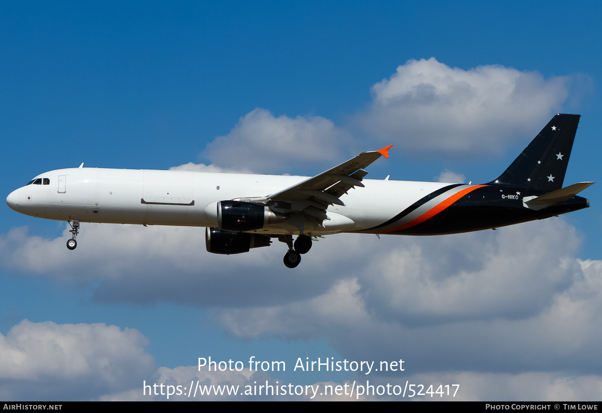 Aircraft Photo of G-NIKO | Airbus A321-211/P2F | Titan Airways | AirHistory.net #524417