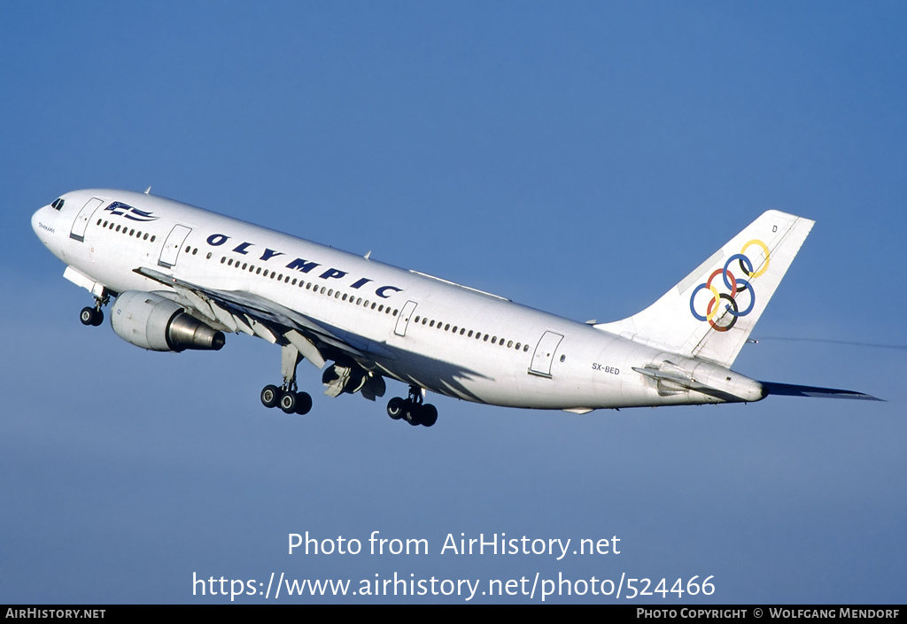 Aircraft Photo of SX-BED | Airbus A300B4-203 | Olympic | AirHistory.net #524466