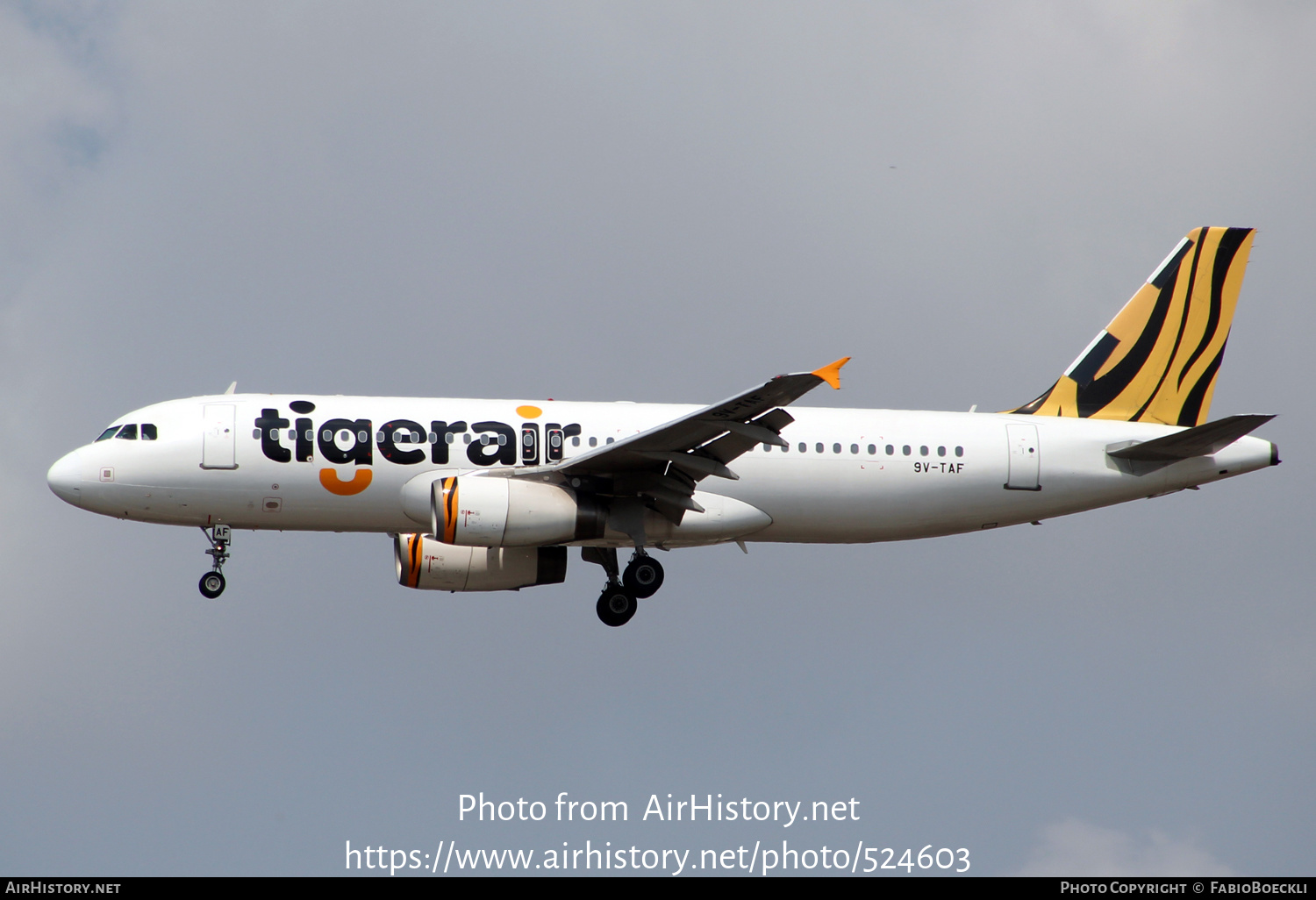 Aircraft Photo of 9V-TAF | Airbus A320-232 | Tigerair | AirHistory.net #524603