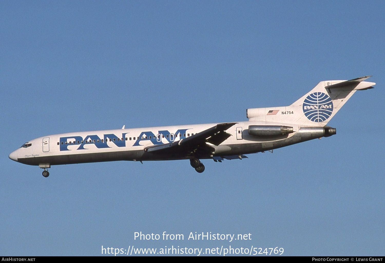 Aircraft Photo of N4754 | Boeing 727-235 | Pan American World Airways - Pan Am | AirHistory.net #524769