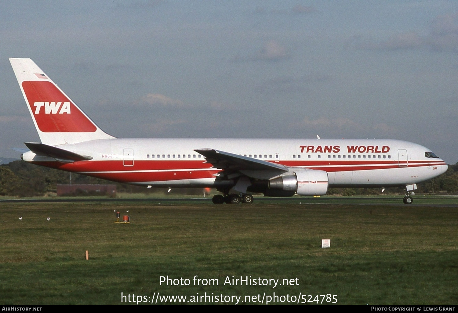 Aircraft Photo of N604TW | Boeing 767-231(ER) | Trans World Airlines - TWA | AirHistory.net #524785