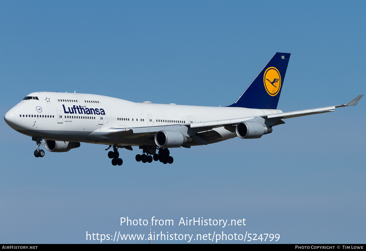 Aircraft Photo of D-ABVS | Boeing 747-430 | Lufthansa | AirHistory.net #524799