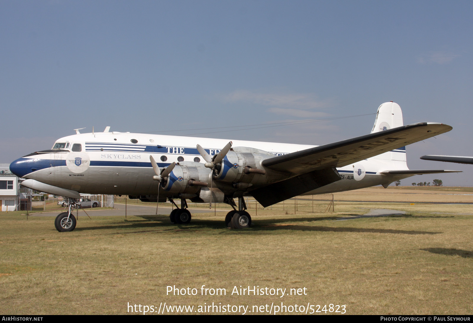 Aircraft Photo of ZS-AUA | Douglas DC-4-1009 | Skyclass | The Flying Dutchman | AirHistory.net #524823