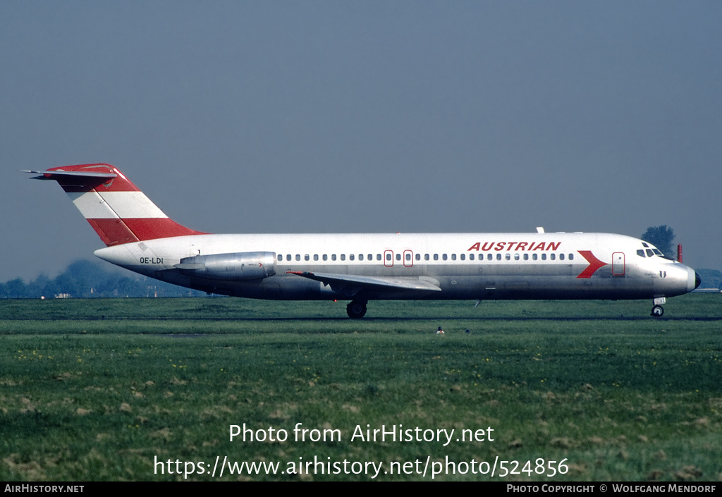 Aircraft Photo of OE-LDI | McDonnell Douglas DC-9-32 | Austrian Airlines | AirHistory.net #524856