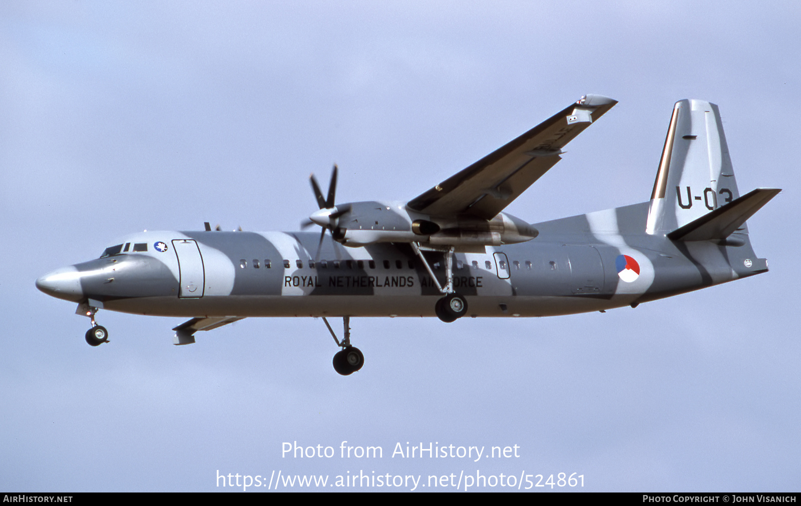 Aircraft Photo of U-03 | Fokker 60UTA-N | Netherlands - Air Force | AirHistory.net #524861