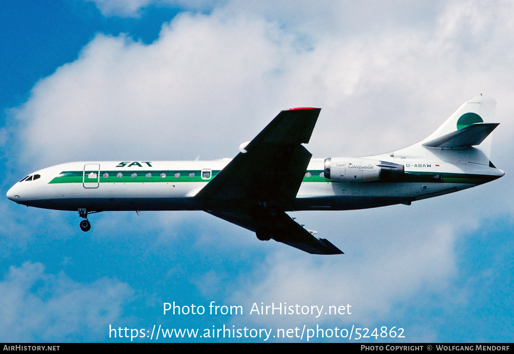 Aircraft Photo of D-ABAW | Sud SE-210 Caravelle 10B1R | SAT - Special Air Transport | AirHistory.net #524862