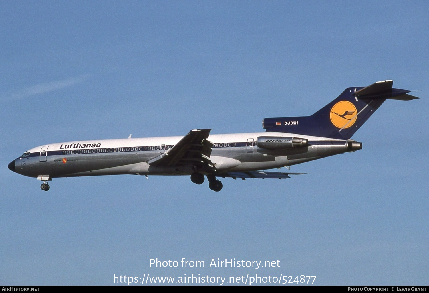 Aircraft Photo of D-ABKH | Boeing 727-230/Adv | Lufthansa | AirHistory.net #524877