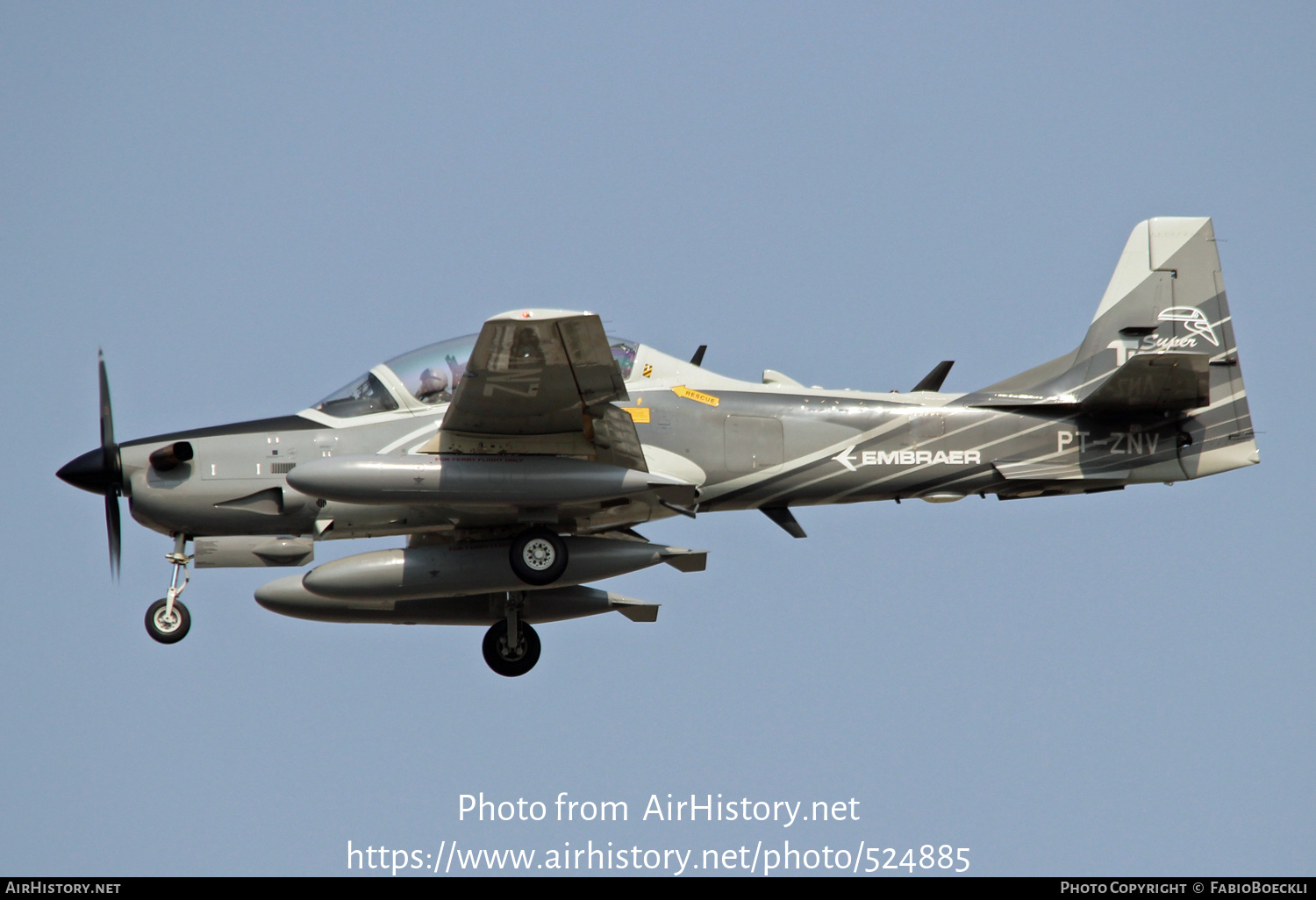 Aircraft Photo of PT-ZNV | Embraer A-29B Super Tucano | Embraer | AirHistory.net #524885