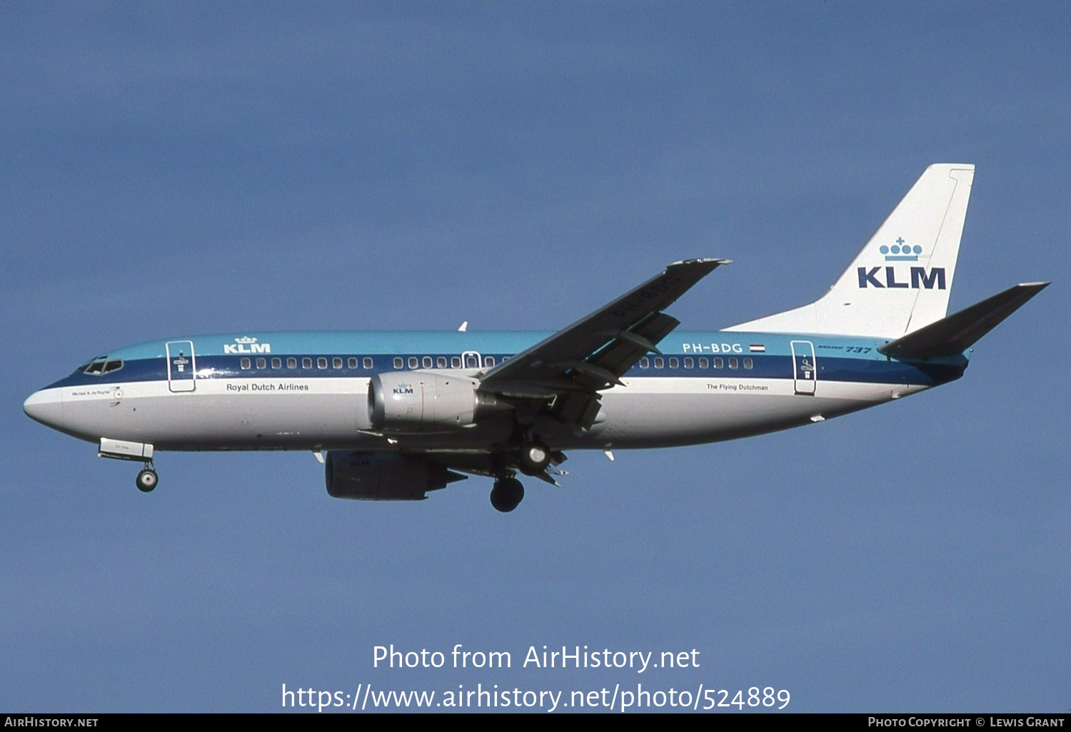 Aircraft Photo of PH-BDG | Boeing 737-306 | KLM - Royal Dutch Airlines | AirHistory.net #524889