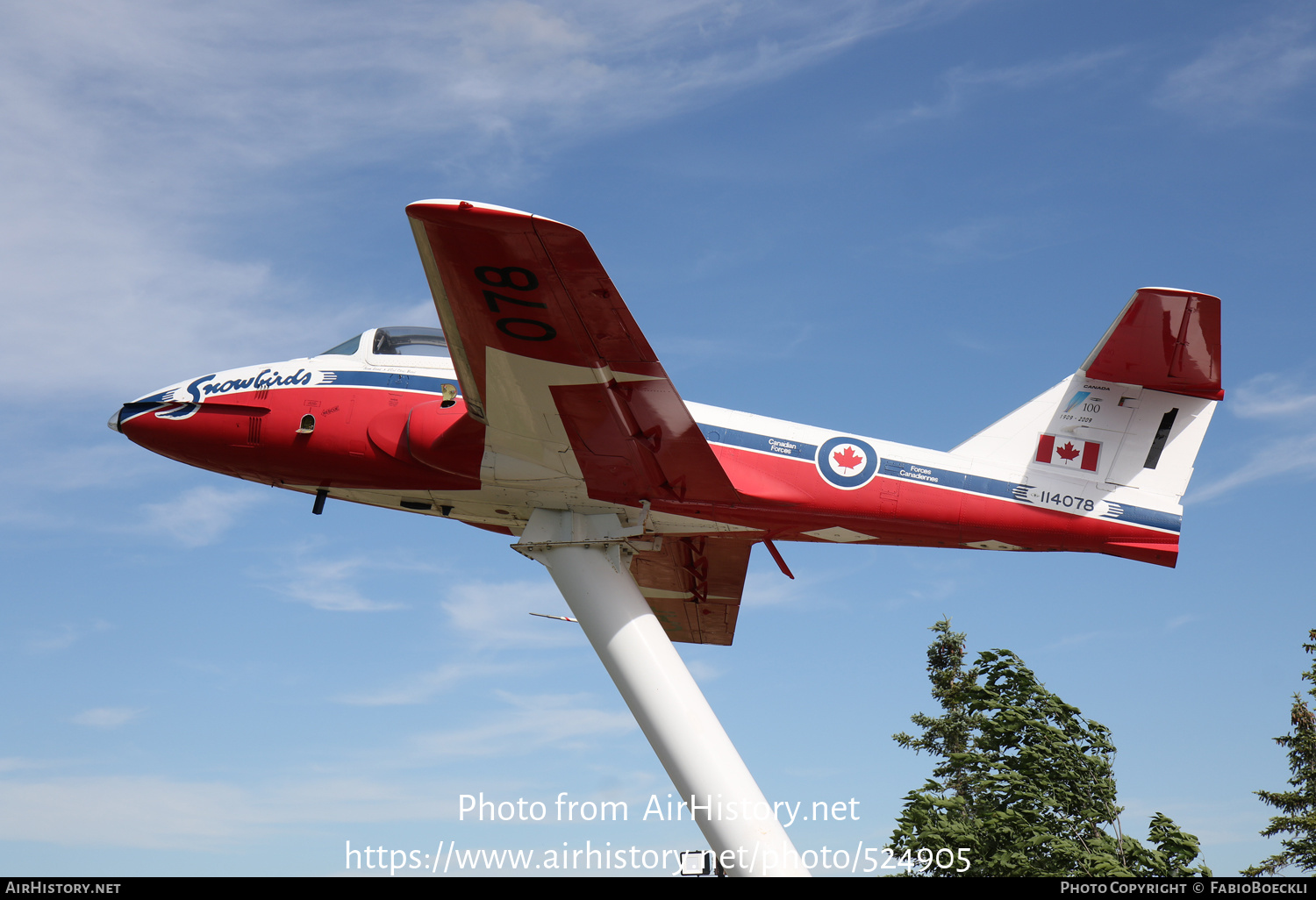 Aircraft Photo of 114078 | Canadair CT-114 Tutor (CL-41A) | Canada - Air Force | AirHistory.net #524905