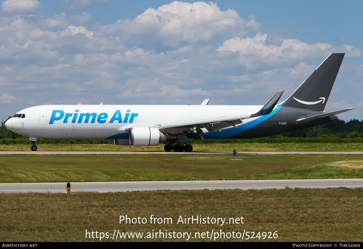 Aircraft Photo of C-GAZI | Boeing 767-338/ER(BDSF) | Prime Air | AirHistory.net #524926