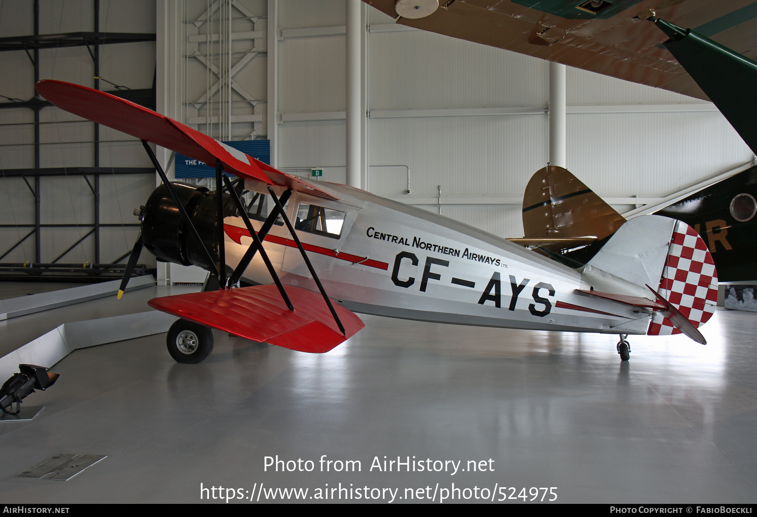 Aircraft Photo of CF-AYS | Waco YKC-S | Central Northern Airways | AirHistory.net #524975