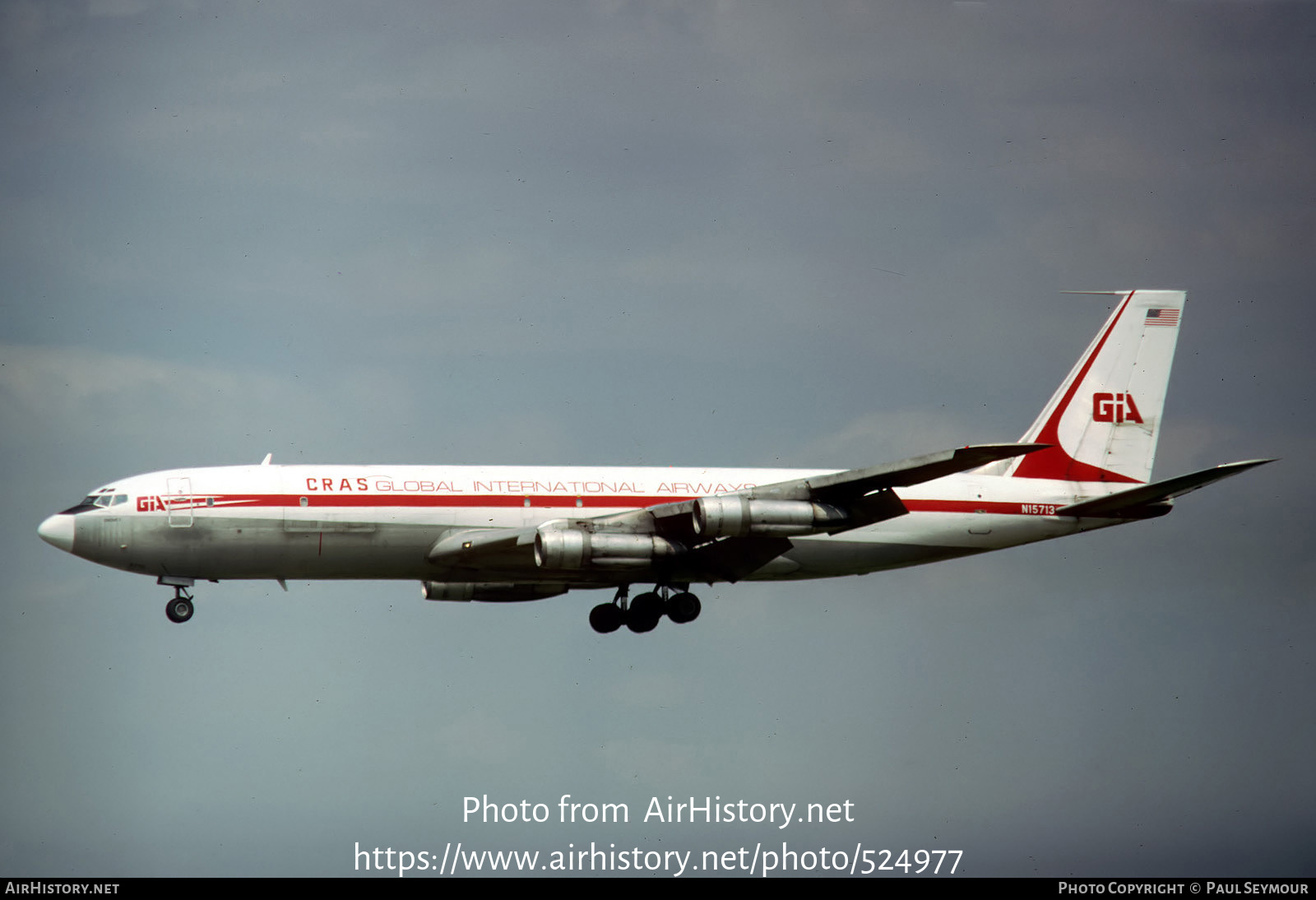 Aircraft Photo of N15713 | Boeing 707-331C | Global International Airways - GIA | AirHistory.net #524977