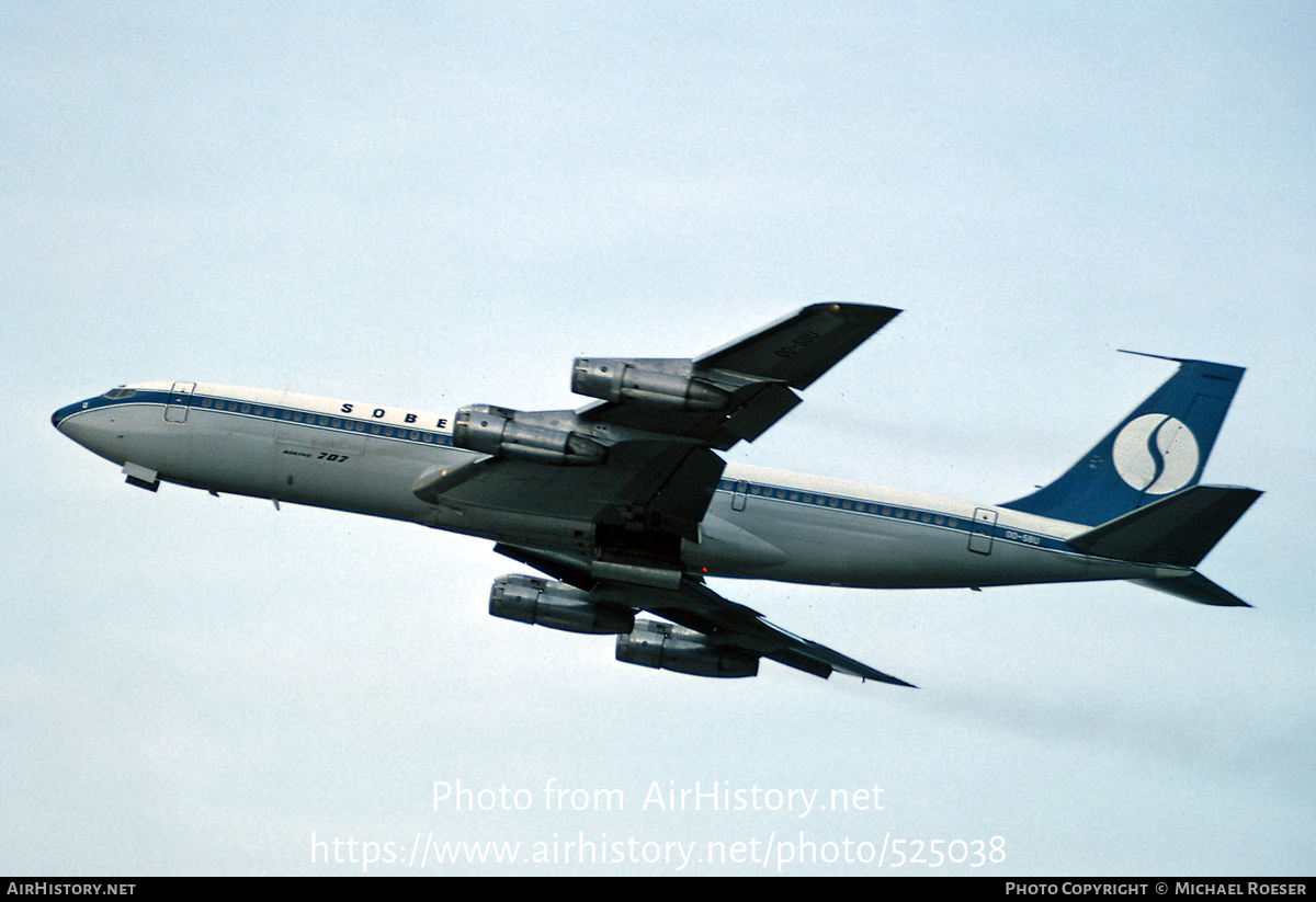 Aircraft Photo of OO-SBU | Boeing 707-373C | Sobelair | AirHistory.net #525038