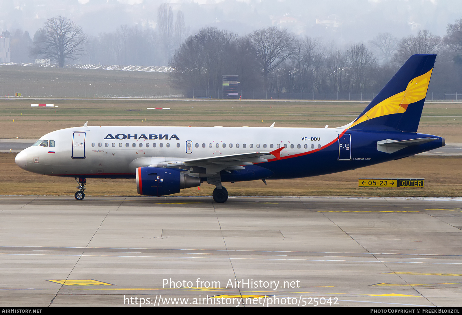 Aircraft Photo of VP-BBU | Airbus A319-112 | Donavia | AirHistory.net #525042