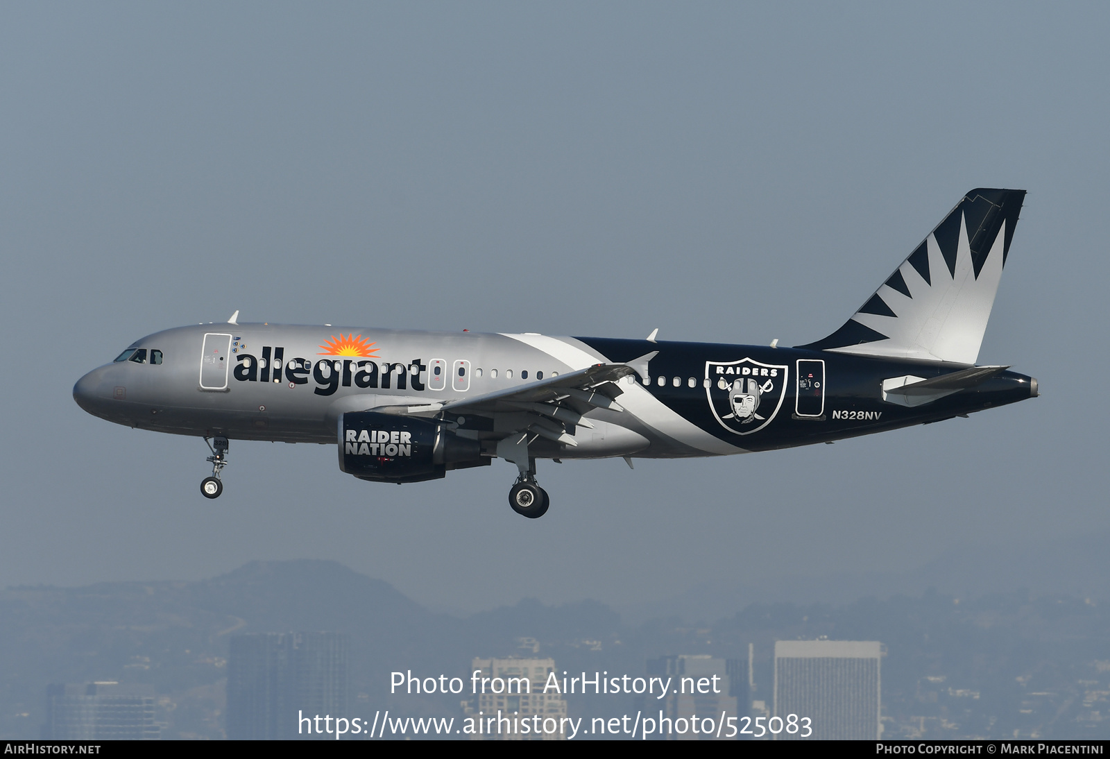 Aircraft Photo of N328NV | Airbus A319-111 | Allegiant Air | AirHistory.net #525083