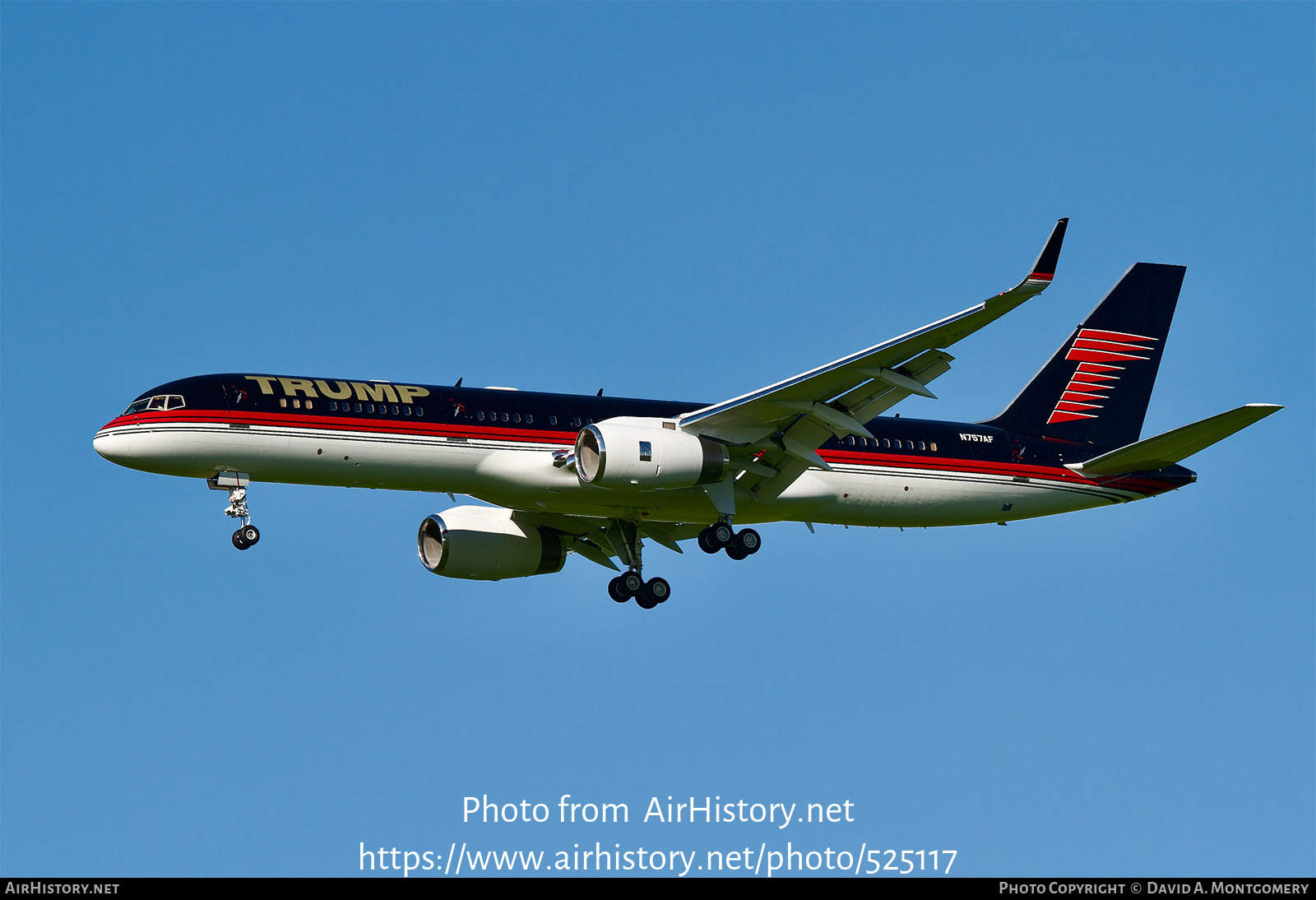 Aircraft Photo of N757AF | Boeing 757-2J4 | Trump Air | AirHistory.net #525117