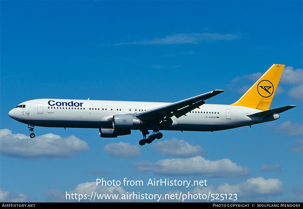 Aircraft Photo of D-ABUA | Boeing 767-330/ER | Condor Flugdienst | AirHistory.net #525123