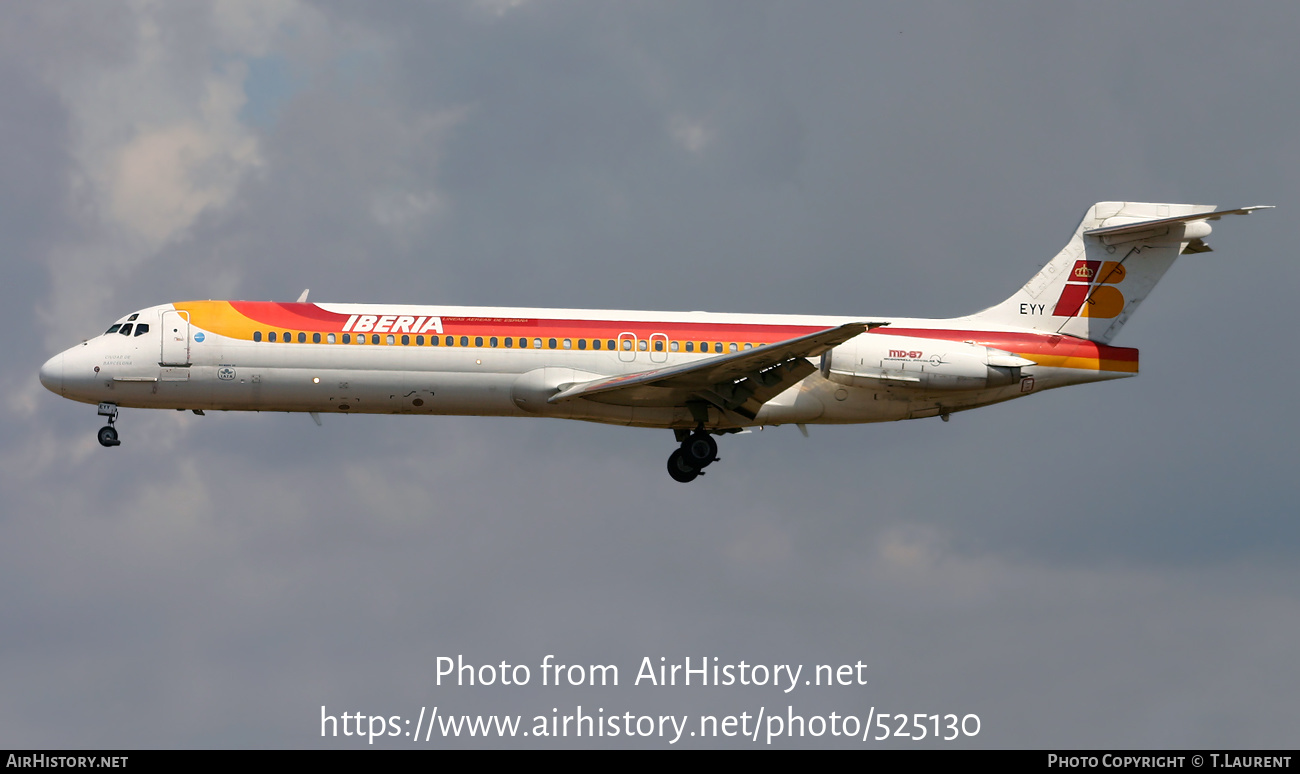 Aircraft Photo of EC-EYY | McDonnell Douglas MD-87 (DC-9-87) | Iberia | AirHistory.net #525130