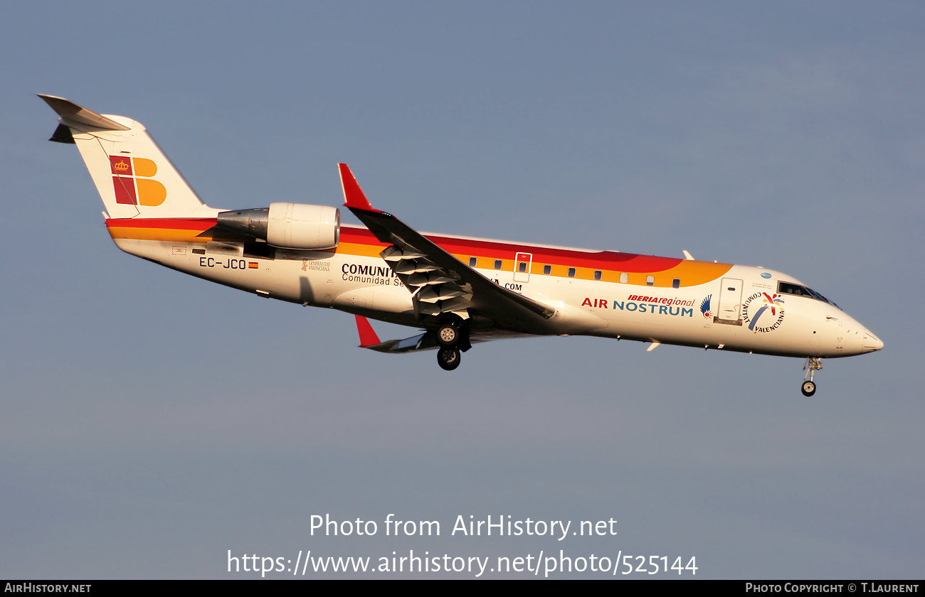 Aircraft Photo of EC-JCO | Bombardier CRJ-200ER (CL-600-2B19) | Iberia Regional | AirHistory.net #525144