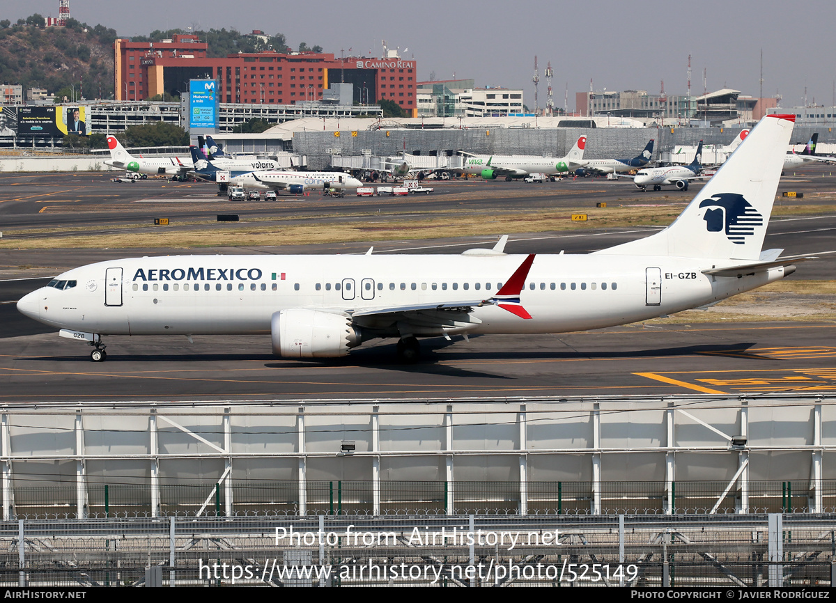 Aircraft Photo of EI-GZB | Boeing 737-8 Max 8 | AeroMéxico | AirHistory.net #525149