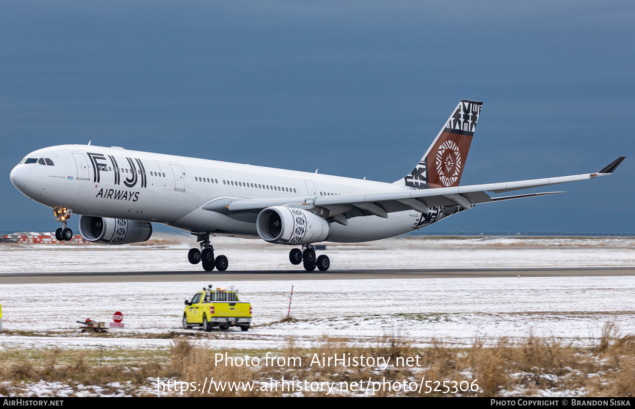 Aircraft Photo of DQ-FJW | Airbus A330-343E | Fiji Airways | AirHistory.net #525306