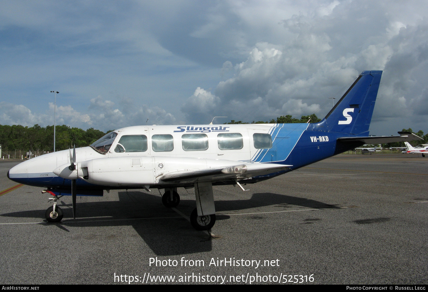 Aircraft Photo Of VH-RKD | Piper PA-31-350 Chieftain | Slingair ...