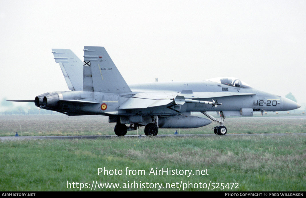 Aircraft Photo of C15-62 | McDonnell Douglas EF-18A Hornet | Spain - Air Force | AirHistory.net #525472