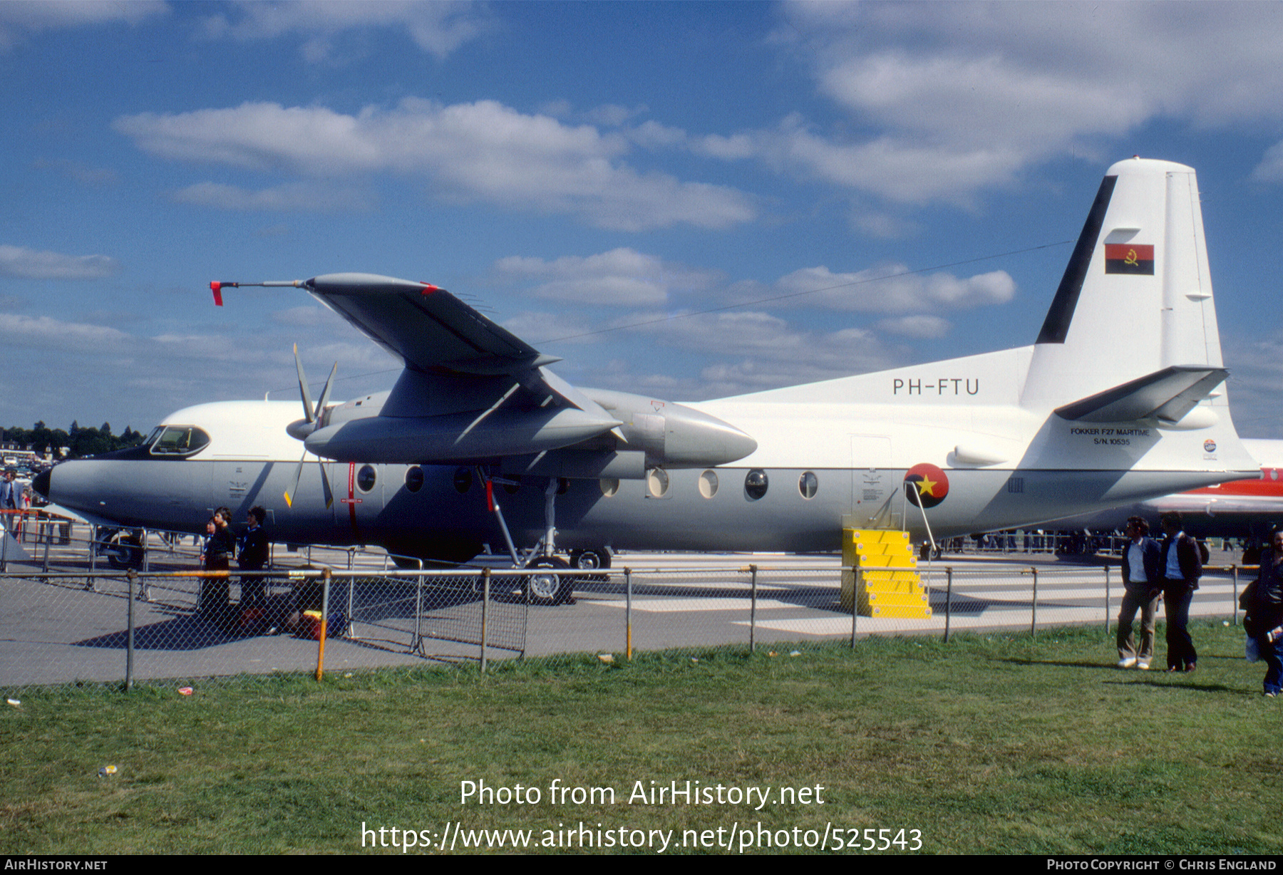 Aircraft Photo of PH-FTU | Fokker F27-200MAR Maritime | Angola - Air Force | AirHistory.net #525543