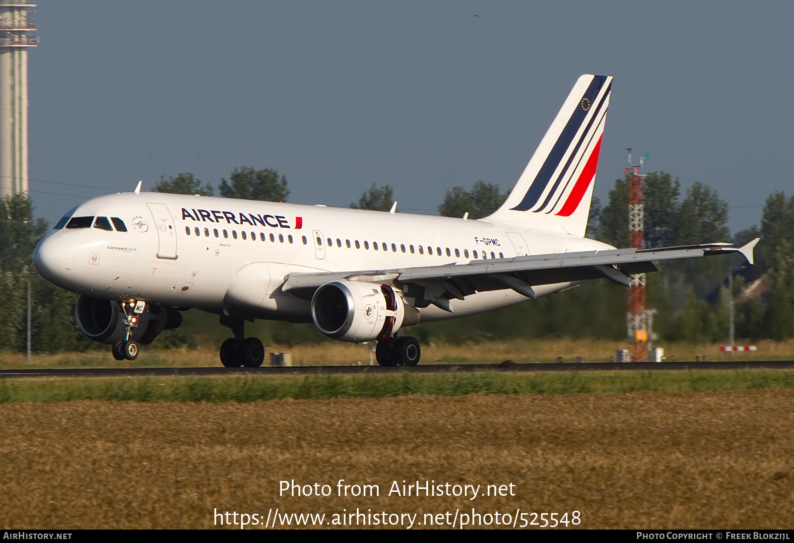 Aircraft Photo of F-GPMC | Airbus A319-113 | Air France | AirHistory.net #525548