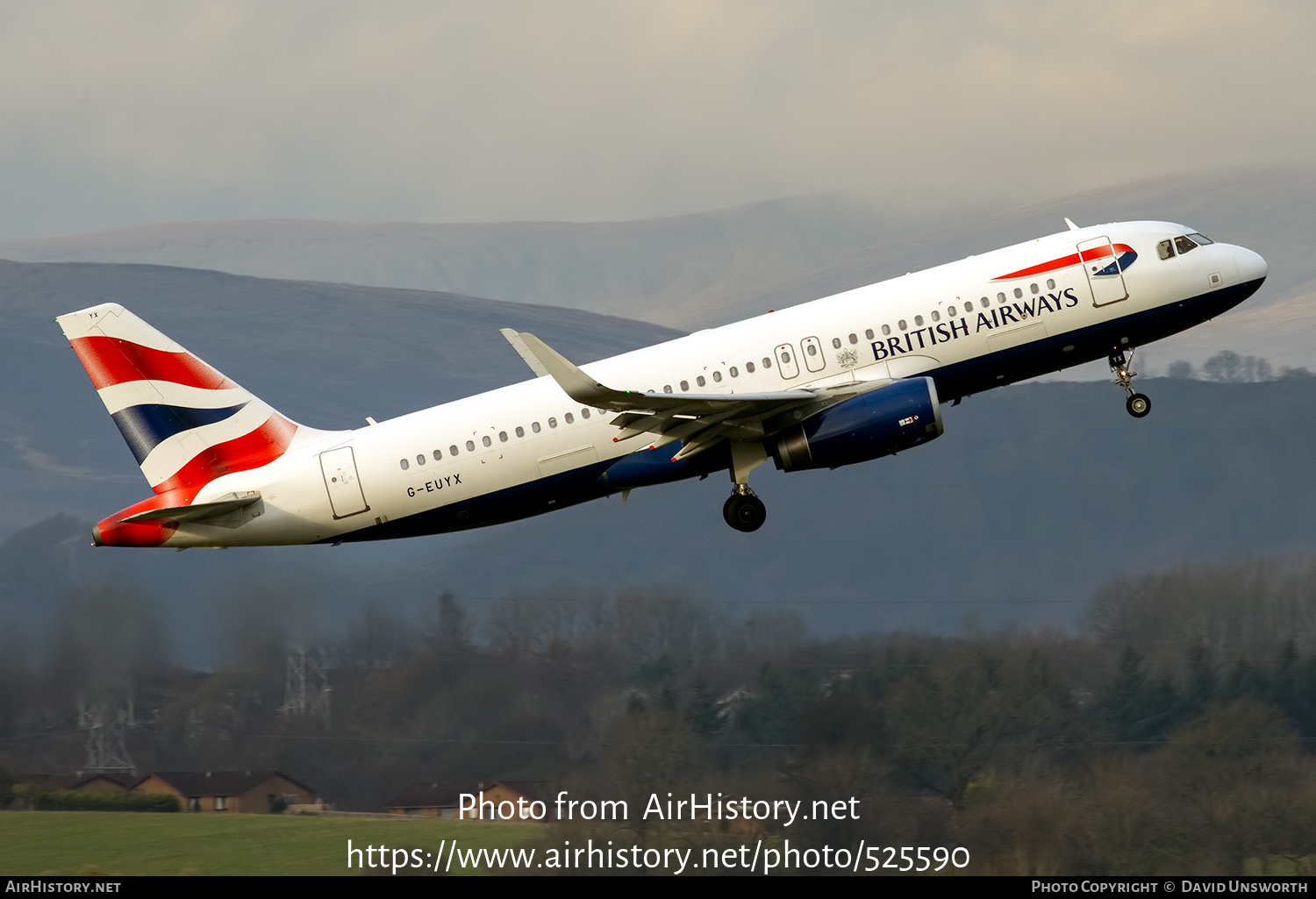 Aircraft Photo of G-EUYX | Airbus A320-232 | British Airways | AirHistory.net #525590